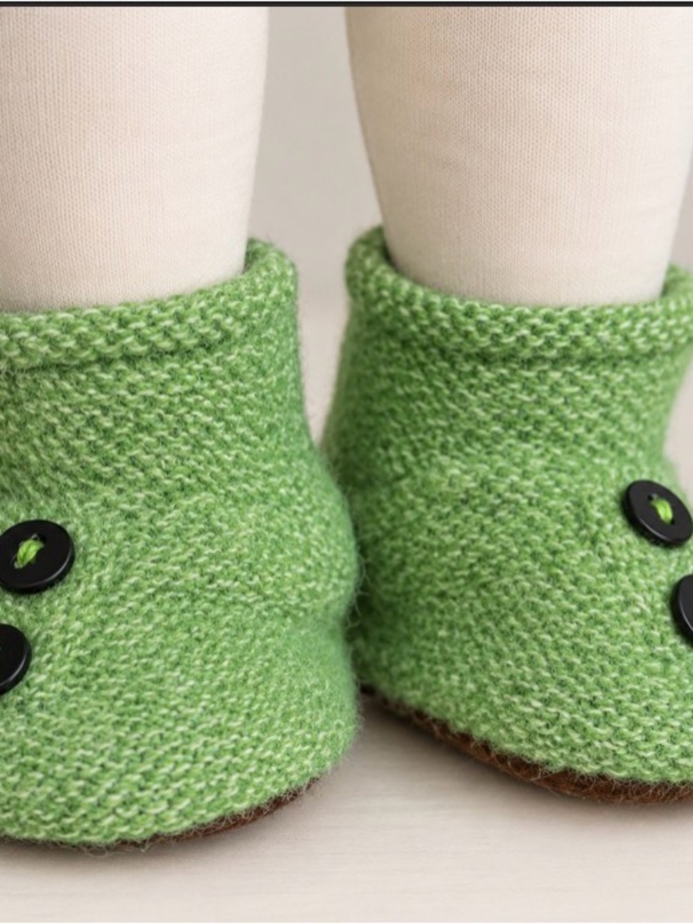 Lambs Wool Baby Booties